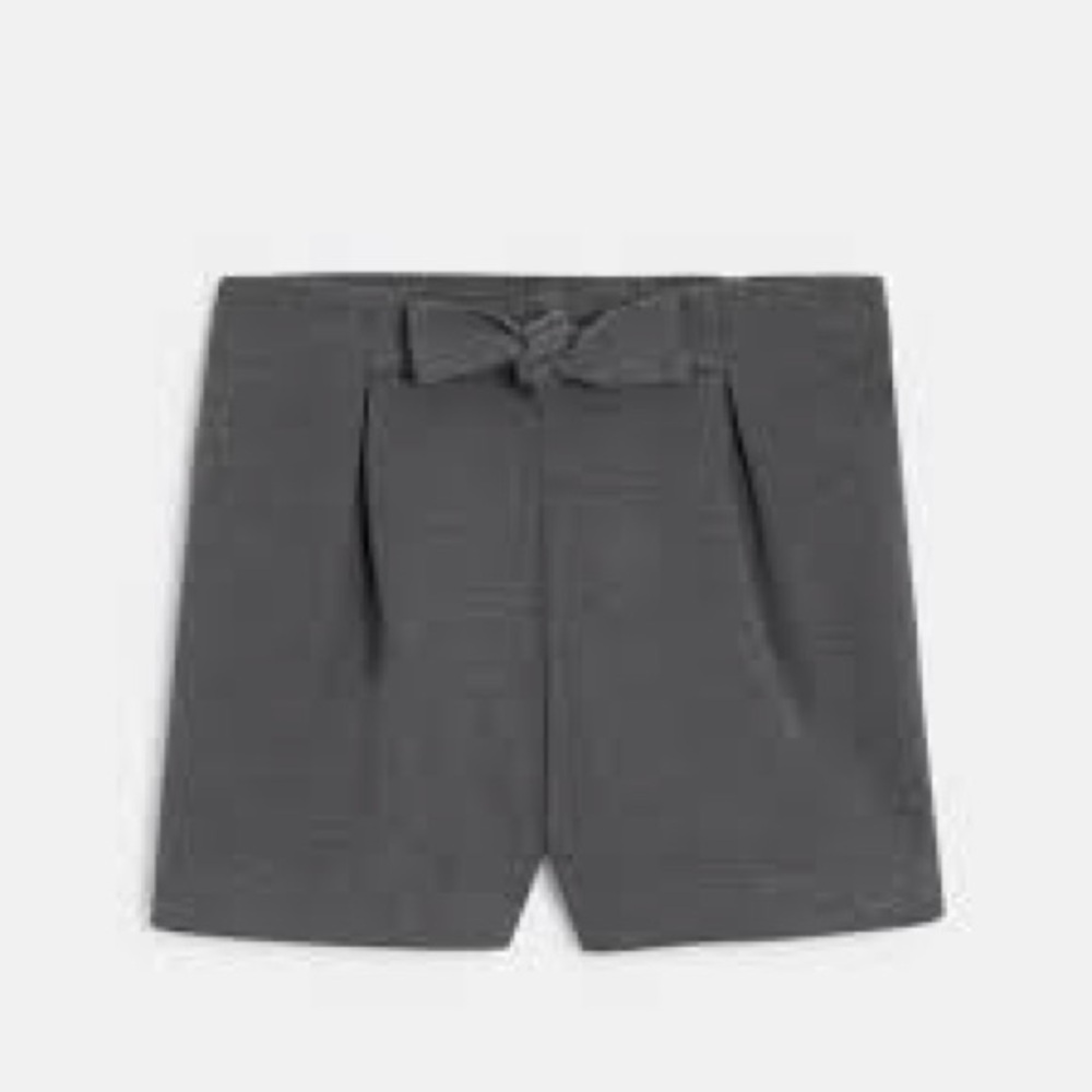Stylish Kids Charcoal Bow Shorts y.